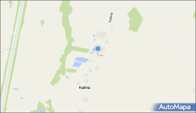 Kalina gmina Wierzbinek, Kalina, mapa Kalina gmina Wierzbinek