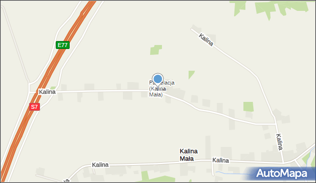 Kalina Mała, Kalina Mała, mapa Kalina Mała