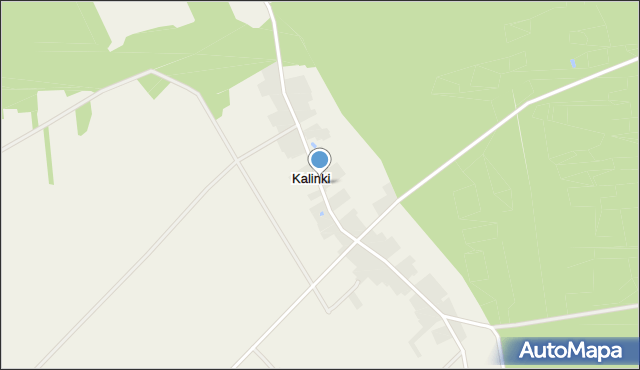 Kalinki gmina Masłowice, Kalinki, mapa Kalinki gmina Masłowice