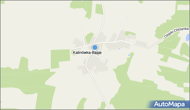 Kalinówka-Basie, Kalinówka-Basie, mapa Kalinówka-Basie