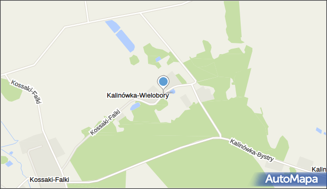 Kalinówka-Wielobory, Kalinówka-Wielobory, mapa Kalinówka-Wielobory