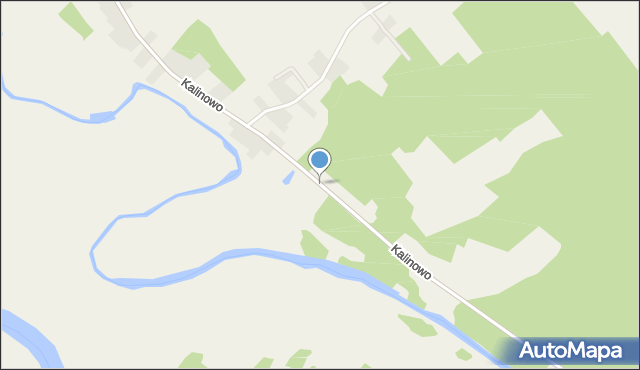 Kalinowo gmina Piątnica, Kalinowo, mapa Kalinowo gmina Piątnica