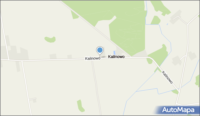 Kalinowo gmina Szumowo, Kalinowo, mapa Kalinowo gmina Szumowo