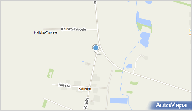 Kaliska gmina Wilczyn, Kaliska, mapa Kaliska gmina Wilczyn