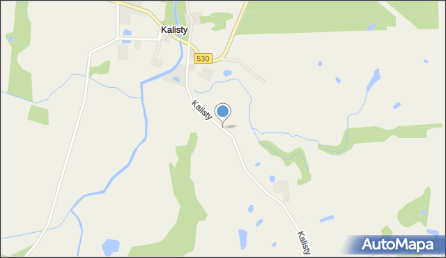 Kalisty, Kalisty, mapa Kalisty