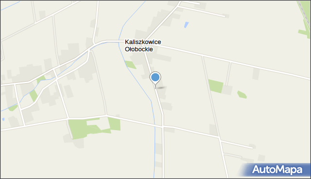 Kaliszkowice Ołobockie, Kaliszkowice Ołobockie, mapa Kaliszkowice Ołobockie