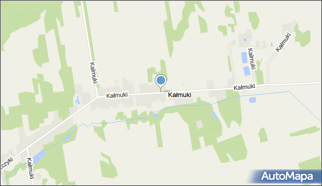 Kałmuki, Kałmuki, mapa Kałmuki