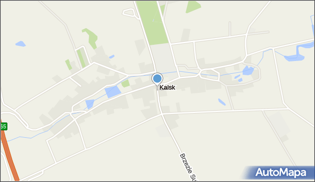 Kalsk, Kalsk, mapa Kalsk