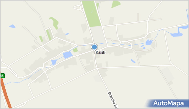 Kalsk, Kalsk, mapa Kalsk