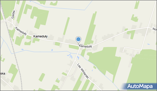 Kameduły, Kameduły, mapa Kameduły