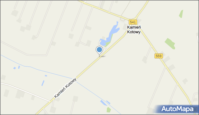 Kamień Kotowy, Kamień Kotowy, mapa Kamień Kotowy