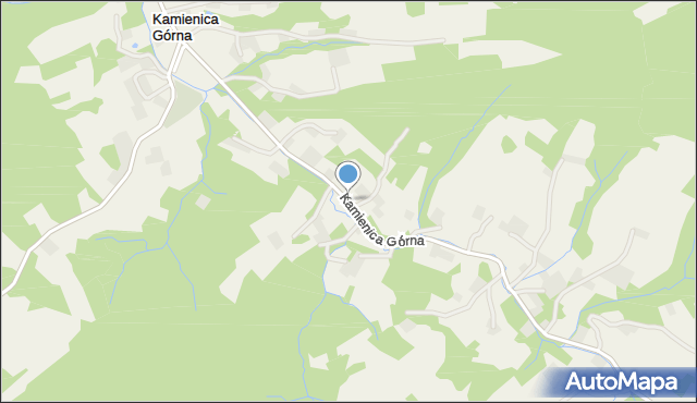Kamienica Górna, Kamienica Górna, mapa Kamienica Górna