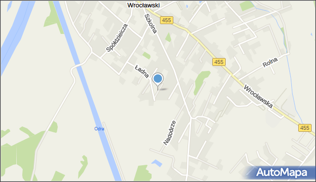 Kamieniec Wrocławski, Kasztanowa, mapa Kamieniec Wrocławski