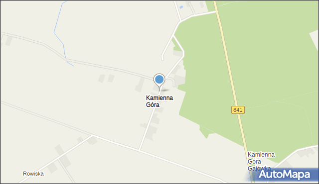 Kamienna Góra gmina Wierzbica, Kamienna Góra, mapa Kamienna Góra gmina Wierzbica