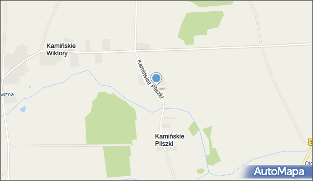 Kamińskie Pliszki, Kamińskie Pliszki, mapa Kamińskie Pliszki