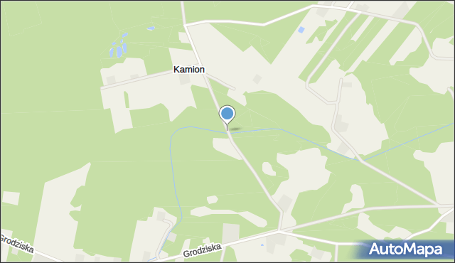 Kamion gmina Nowy Duninów, Kamion, mapa Kamion gmina Nowy Duninów