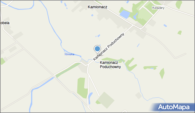 Kamionacz Poduchowny, Kamionacz Poduchowny, mapa Kamionacz Poduchowny