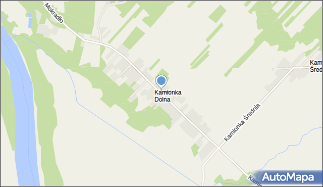 Kamionka Dolna, Kamionka Dolna, mapa Kamionka Dolna