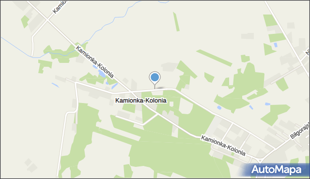 Kamionka-Kolonia, Kamionka-Kolonia, mapa Kamionka-Kolonia