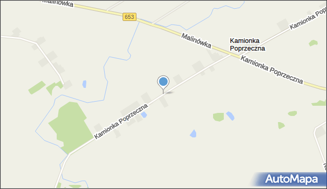 Kamionka Poprzeczna, Kamionka Poprzeczna, mapa Kamionka Poprzeczna