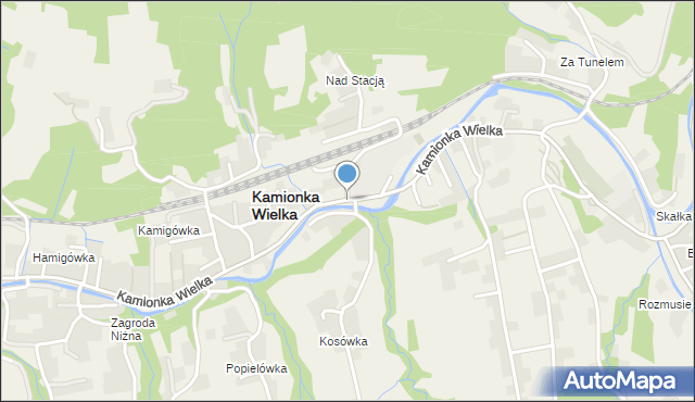 Kamionka Wielka, Kamionka Wielka, mapa Kamionka Wielka