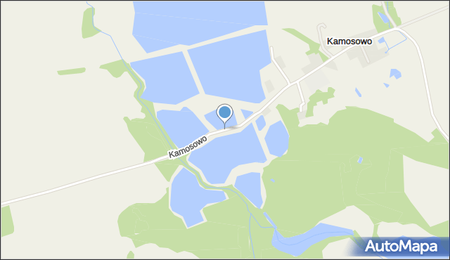 Kamosowo, Kamosowo, mapa Kamosowo