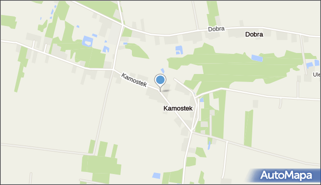 Kamostek, Kamostek, mapa Kamostek