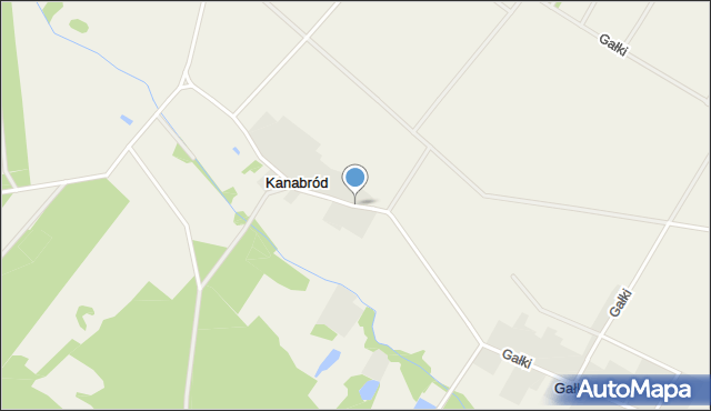 Kanabród, Kanabród, mapa Kanabród