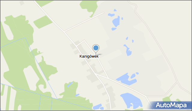 Kanigówek, Kanigówek, mapa Kanigówek