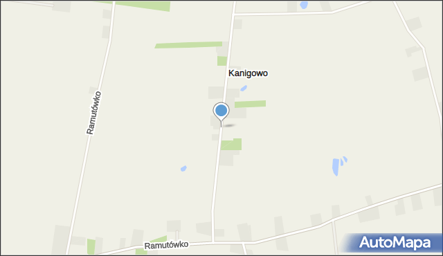 Kanigowo gmina Bodzanów, Kanigowo, mapa Kanigowo gmina Bodzanów