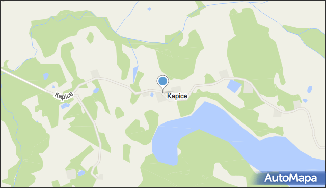 Kapice gmina Połczyn-Zdrój, Kapice, mapa Kapice gmina Połczyn-Zdrój