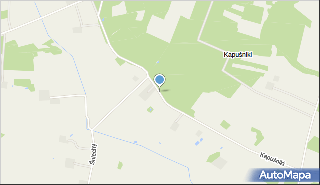 Kapuśniki, Kapuśniki, mapa Kapuśniki