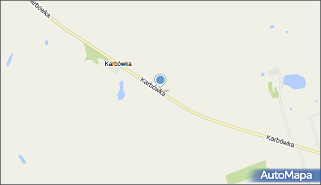 Karbówka, Karbówka, mapa Karbówka