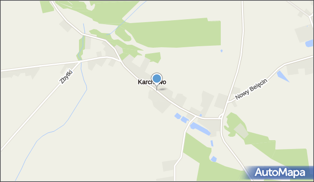 Karchowo, Karchowo, mapa Karchowo