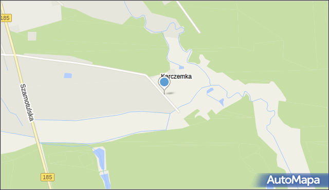 Karczemka gmina Obrzycko, Karczemka, mapa Karczemka gmina Obrzycko