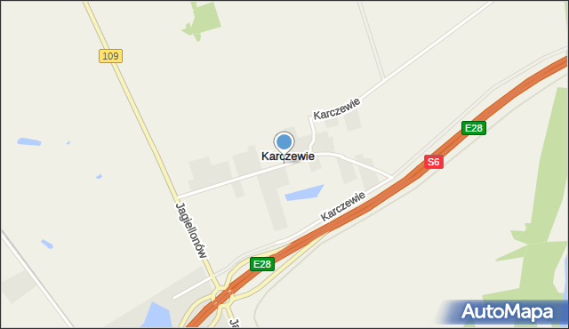 Karczewie, Karczewie, mapa Karczewie