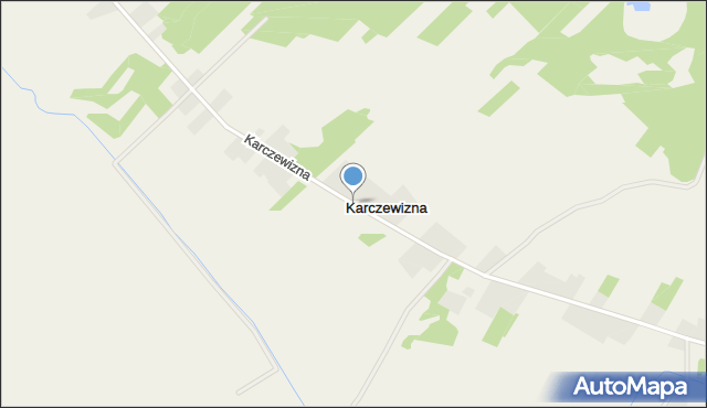 Karczewizna, Karczewizna, mapa Karczewizna