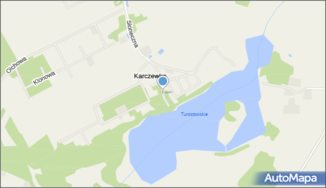 Karczewko, Karczewko, mapa Karczewko