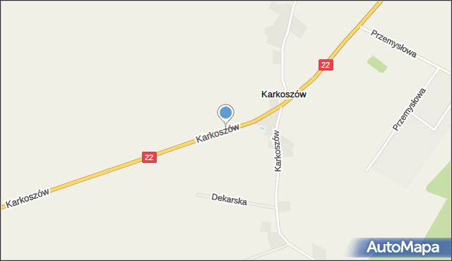 Karkoszów, Karkoszów, mapa Karkoszów