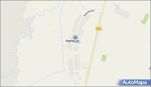 Karniszyn, Karniszyn, mapa Karniszyn