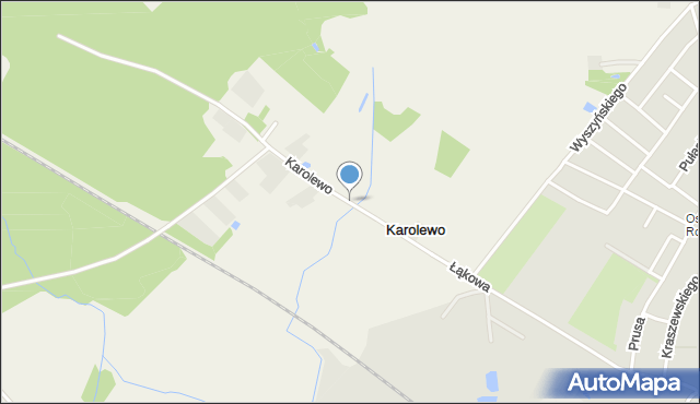 Karolewo gmina Susz, Karolewo, mapa Karolewo gmina Susz