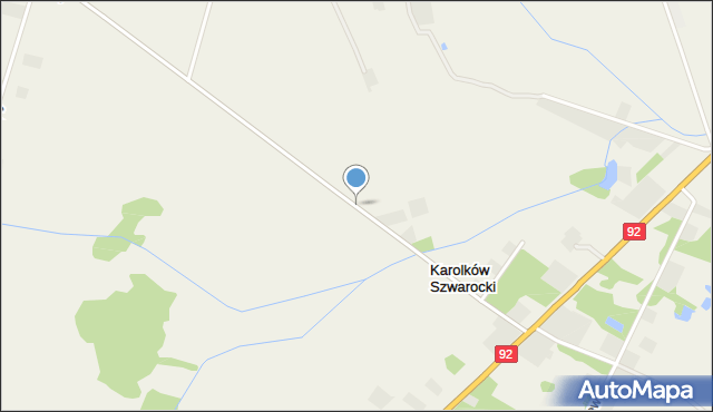 Karolków Szwarocki, Karolków Szwarocki, mapa Karolków Szwarocki