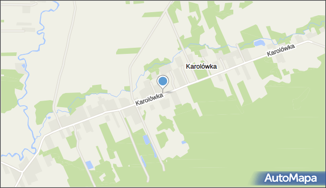 Karolówka gmina Frampol, Karolówka, mapa Karolówka gmina Frampol