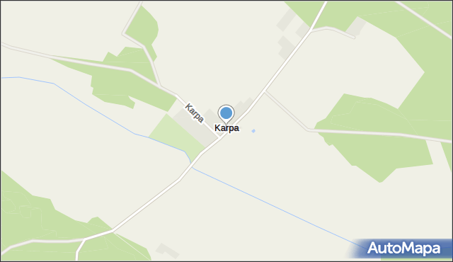 Karpa gmina Pisz, Karpa, mapa Karpa gmina Pisz