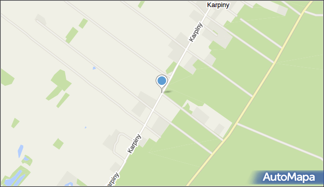 Karpiny, Karpiny, mapa Karpiny