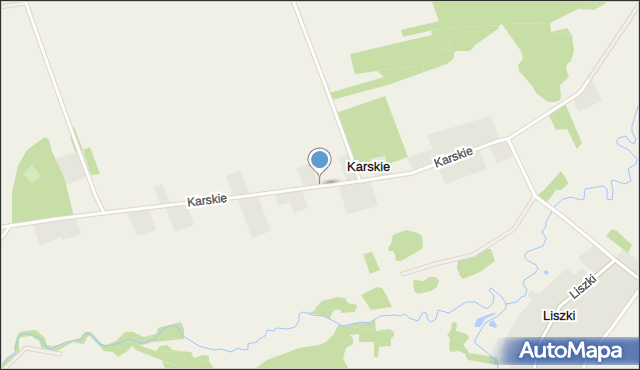 Karskie, Karskie, mapa Karskie