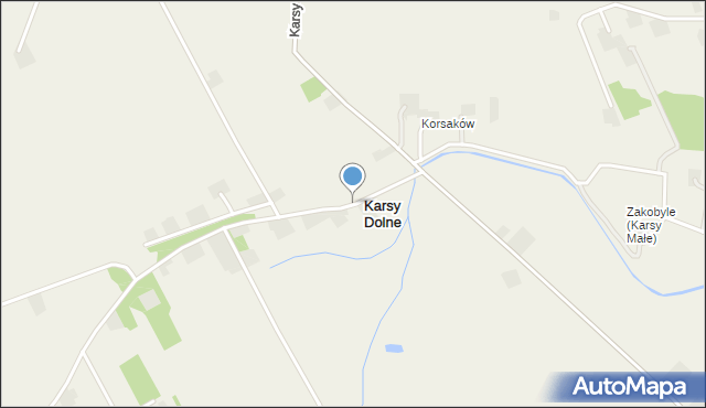 Karsy Dolne, Karsy Dolne, mapa Karsy Dolne
