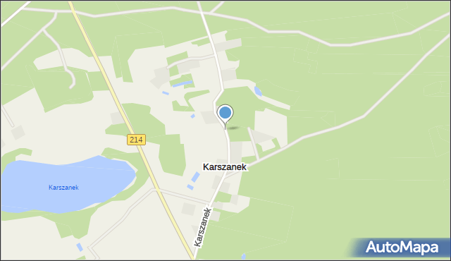 Karszanek, Karszanek, mapa Karszanek