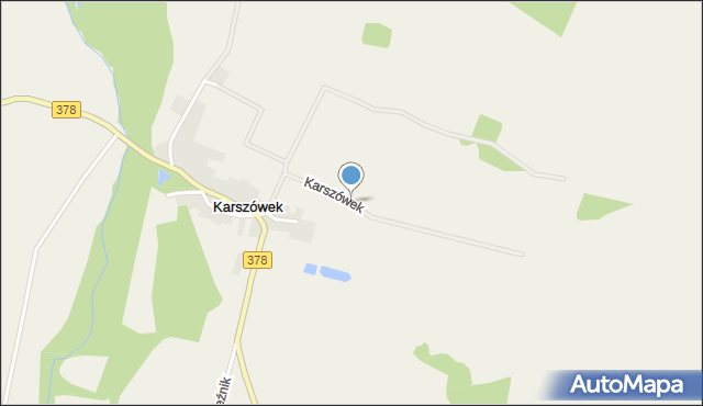 Karszówek, Karszówek, mapa Karszówek