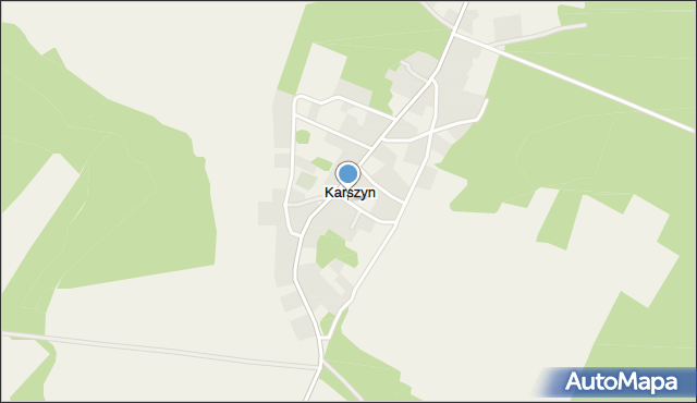 Karszyn, Karszyn, mapa Karszyn